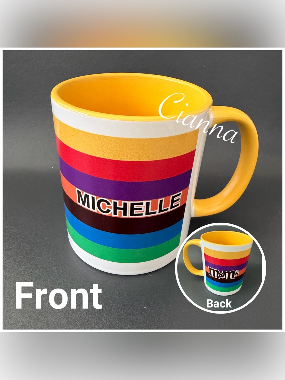 M&M’s Michelle Name Souvenir Mug